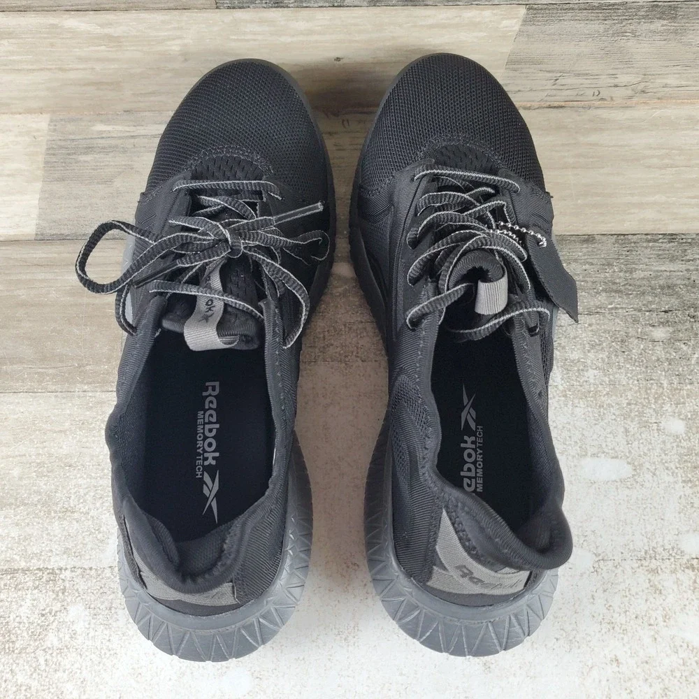 Reebok Flexagon 3.0 Womens Work Shoe Sz 9 M Athletic Black Composite Toe Sneaker